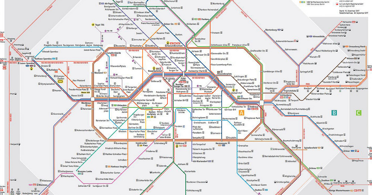 U-Bahn Karte Berlin